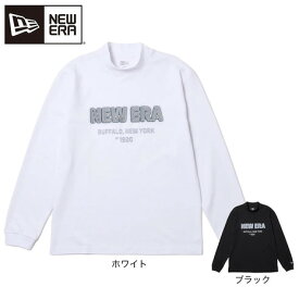 ニューエラ（NEW ERA）（メンズ、レディース）ゴルフウェア 長袖 ミッドネック パフォーマンス Tシャツ Neon Logo 14669859 14669860