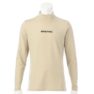ブリーフィング(BRIEFING)(メンズ)ゴルフウェア TOUR 長袖ハイネック BEIGE BBG231M09