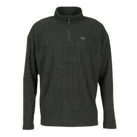ROSASEN（ROSASEN）（メンズ）ゴルフウェア リンクスジャカード ハーフジップ 長袖ハイネック 044-22912-018-24AW