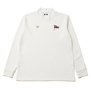 ゴールデンベア(GOLDEN BEAR)(メンズ)ゴルフウェア 長袖 吸水 速乾 モックネックTシャツ 311JC440