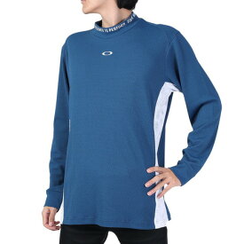 【11/16 23:59まで 全商品最大P10倍要エントリー】オークリー（OAKLEY）（メンズ）ゴルフウェア 吸汗 速乾 Slightly Paisley 長袖モックシャツ FOA405739