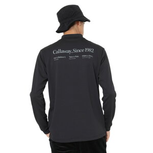 キャロウェイ(CALLAWAY)(メンズ)ゴルフウェア タックリバー長袖モックネックシャツ C25233104