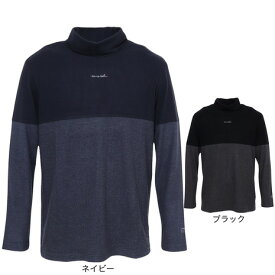 トラヴィスマシュー（Travis Mathew）（メンズ）ゴルフウェア バイカラーオフ タートルネック長袖Tシャツ 7AI042