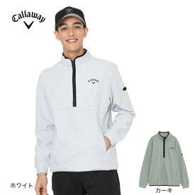 キャロウェイ（CALLAWAY）（メンズ）ゴルフウェア 裏起毛ハーフジップモックネックシャツ C25233109
