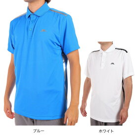 【6万円以上6,000円OFFクーポン 4/24 20時から28h限定】JLINDEBERG（メンズ）ゴルフウェア 吸汗速乾 高通気 エコテックス ショルダーライン 半袖ポロシャツ 071-26348