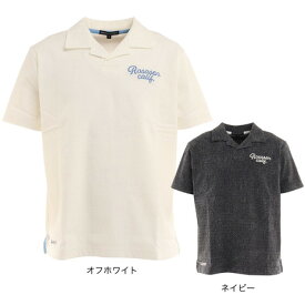 【6万円以上6,000円OFFクーポン 4/20限定】ROSASEN（メンズ）ゴルフウェア 吸汗速乾 ストレッチ 今治パイル 半袖ポロシャツ 044-26343