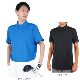 JLINDEBERG（メンズ）ゴルフウェア 吸汗速乾 UVカット 高通気 エコテックス 袖ロゴ 半袖ポロシャツ 071-26453