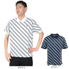 フィドラ（FIDRA）（メンズ）ゴルフウェア レジメンタル半袖ポロシャツ FD5PTG09