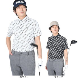 ピン（PING）（メンズ）ゴルフウェア バイアスロゴジャガード 半袖ポロシャツ 621-3160301
