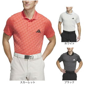 アディダス（adidas）（メンズ）ゴルフウェア HEAT.RDY BOSジャガードポロシャツ IKJ53