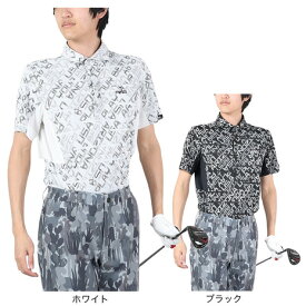 ピン（PING）（メンズ）ゴルフウェア バイアスデジタルロゴジャカードポロシャツ 621-4160203