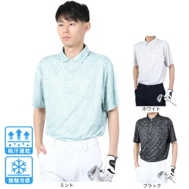 【11/11 1:59まで さらに最大P10倍】パフォーマンスギア（PG）（メンズ）ゴルフウェア 吸汗速乾 接触冷感 トロピカル 半袖ポロシャツ 403PG4SEG0005