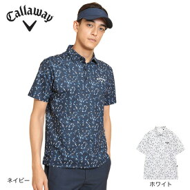 キャロウェイ（CALLAWAY）（メンズ）ゴルフウェア 幾何学ロゴプリントカノコシャツ C25134111