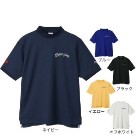 チャンピオン（CHAMPION）（メンズ）ゴルフウェア 速乾 遮熱 半袖 モックネックシャツ C3-BG303