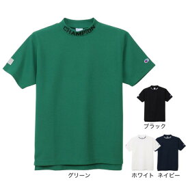 チャンピオン（CHAMPION）（メンズ）ゴルフウェア 吸汗速乾 半袖 モックネックシャツ C3-DG322