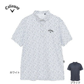 キャロウェイ（CALLAWAY）（メンズ）ゴルフウェア クールフェスタ ミニカノコ 小花プリント 半袖ポロシャツ C26234102