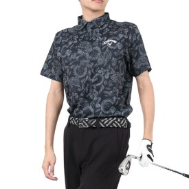 【11/11 1:59まで さらに最大P10倍】キャロウェイ（CALLAWAY）（メンズ）ゴルフウェア 吸水速乾 半袖シャツ C24234106-1010