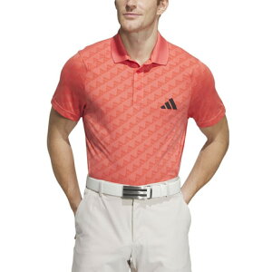 アディダス(adidas)(メンズ)ゴルフウェア 半袖 吸汗速乾 HEAT.RDY BOSジャガードポロシャツ IKJ53