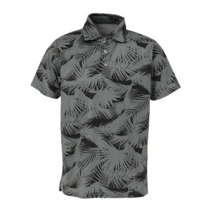 パフォーマンスギア(PG)(メンズ)ゴルフウェア 半袖 吸汗速乾 ボタニカル柄ポロシャツ PG5TTG04