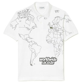 【1,500円OFFクーポン 6/5限定 2万円以上購入】ラコステ（LACOSTE）（メンズ）ゴルフウェア ワールドワイドポロシャツ PH8046-99-001