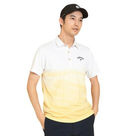 キャロウェイ（CALLAWAY）（メンズ）ゴルフウェア 接触冷感 −3℃裏クール 半袖 ポロシャツ C25134124