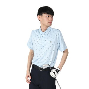 ラコステ(LACOSTE)(メンズ)ゴルフウェア ミニマム総柄プリント ポロシャツ DH5175-10EPI