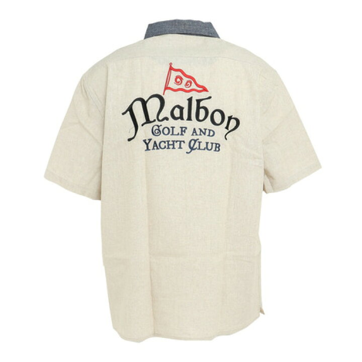 マルボンゴルフ MALBON GOLF 迎え入れ ポロシャツ 半袖 メンズ シャツ