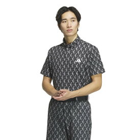 【11/11 1:59まで さらに最大P10倍】アディダス（adidas）（メンズ）ゴルフウェア 半袖 吸汗速乾 マルチカラードBOSプリントシャツ IKK75