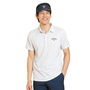 キャロウェイ(CALLAWAY)(メンズ)ゴルフウェア 接触冷感 半袖-3℃裏クールロゴプリントカノコシャツ C25134110