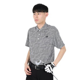 ニューバランス（new balance）（メンズ）ゴルフウェア 半袖カラーシャツ 012-5168010-010