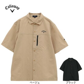 キャロウェイ（CALLAWAY）（メンズ）ゴルフウェア 半袖フルオープンシャツ C25134114