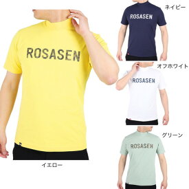 ROSASEN（メンズ）ゴルフウェア 半袖 メンズ ソロナ天竺半袖モックネックシャツ 044-28242