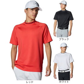 【1,500円OFFクーポン 5/25限定 2万円以上購入】アンダーアーマー（UNDER ARMOUR）（メンズ）ゴルフ 半袖 ワードマーク ショートスリーブ モックネック シャツ 1384830