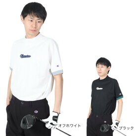 チャンピオン（CHAMPION）（メンズ）ゴルフ 半袖 モックネックシャツ C3-ZG306