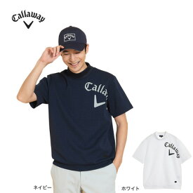 キャロウェイ（CALLAWAY）（メンズ）ゴルフウェア ドットプリント 半袖 モックネックスウェット C25117102