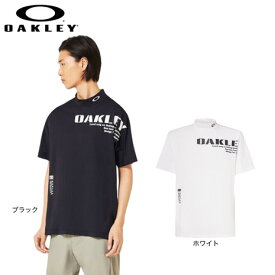 オークリー（OAKLEY）（メンズ）ゴルフウェア 吸汗速乾 接触冷感 TECH COLD SQUARE 半袖モックネックシャツ FOA407677