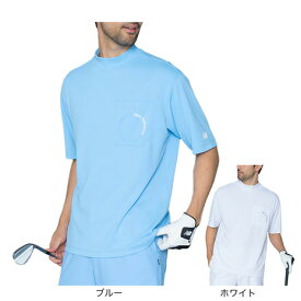 ニューバランス（new balance）（メンズ）ゴルフウェア 半袖モックネックポケットポロ 012-5166017