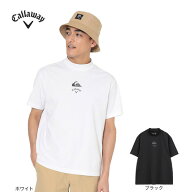 キャロウェイ（CALLAWAY）（メンズ）ゴルフウェア 半袖モックネック QUIKSILVERコラボ バックロゴ C26134…