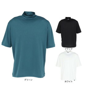 シルバースコット845（SILVERSCOTT845）（メンズ）ゴルフウェア 吸汗速乾 接触冷感 半袖モックネックシャツ SS26SST008