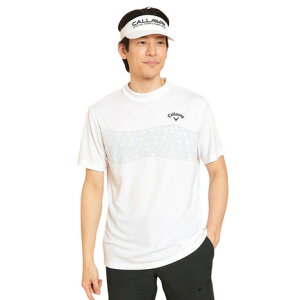 キャロウェイ(CALLAWAY)(メンズ)ゴルフウェア 接触冷感 -3℃裏クール 半袖 モックネックシャツ C25134121