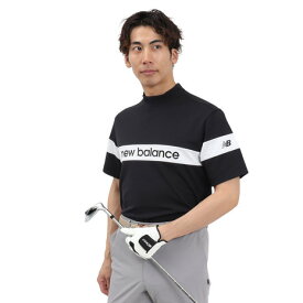 ニューバランス（new balance）（メンズ）ゴルフウェア 吸水速乾 半袖 モックネック プルオーバー 012-5166002
