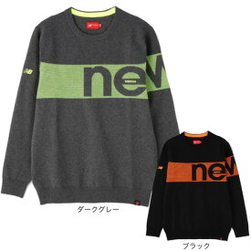 ニューバランス（new balance）（メンズ）クルーネック ニット プルオーバー 0122270002