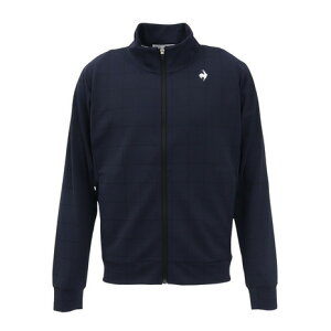 ルコックスポルティフ(lecoqsportif)(メンズ)ゴルフウェア 吸汗 ウィンドウペン柄 長袖カットソー LG5SSW50M NV00