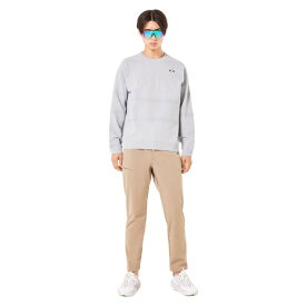 オークリー（OAKLEY）（メンズ）ゴルフウェア 吸汗速乾 ロゴクルーネックセーター FOA406967