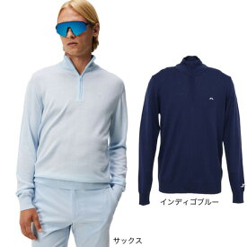 【6万円以上6,000円OFFクーポン 4/24 20時から28h限定】J.LINDEBERG（メンズ）ゴルフウェア Kian ハーフジップ セーター 071-19910