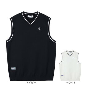 ルコックスポルティフ（lecoqsportif）（メンズ）ゴルフウェア 定番 ニットベスト LG5FVE80M