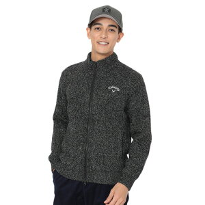 キャロウェイ(CALLAWAY)(メンズ)ゴルフウェア 裏地付きフルジップニット C25218107-1010