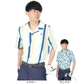J.LINDEBERG（メンズ）ゴルフウェア オープンカラーシャツ 071-81440