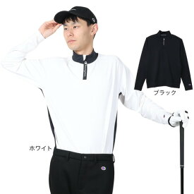 チャンピオン（CHAMPION）（メンズ）ゴルフウェア ハーフジップシャツ C3-ZG401