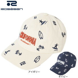 【11/16 23:59まで 全商品最大P10倍要エントリー】ROSASEN（メンズ、レディース）ゴルフ 帽子 飛び柄キャップ 046-53202-25SS